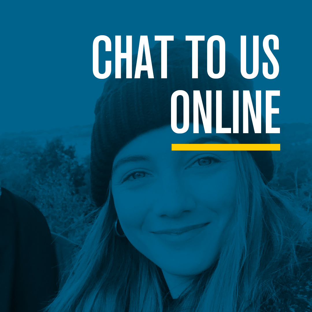 Chat to us online